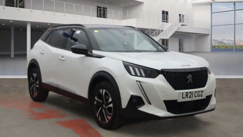 White Used 2021 Peugeot 2008 GT SUV | £10,000 (Good price) - Image 1/4
