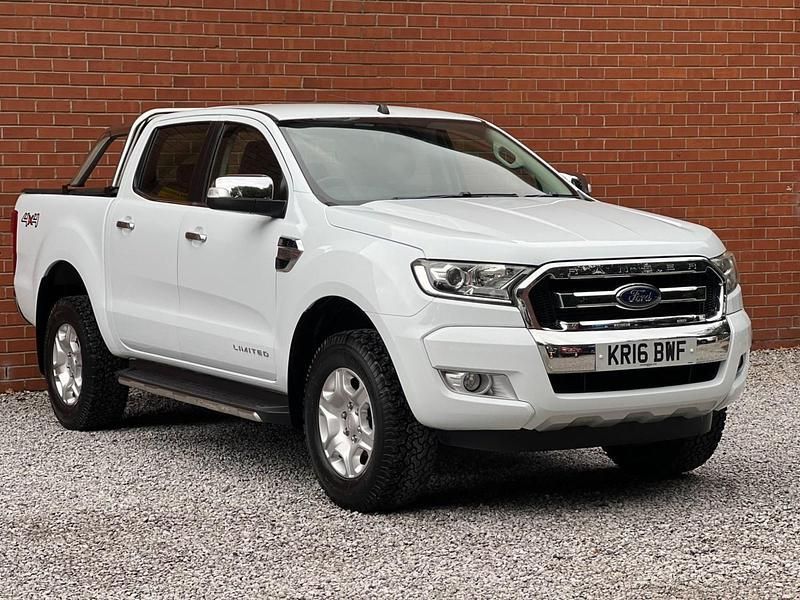 White Used 2016 Ford Ranger Limited Pickup | £13,495 (Fair price) - Image 1/4