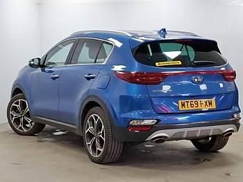 Used Kia Sportage GT-Line 130 HP (95 kW) 2019 Blue SUV