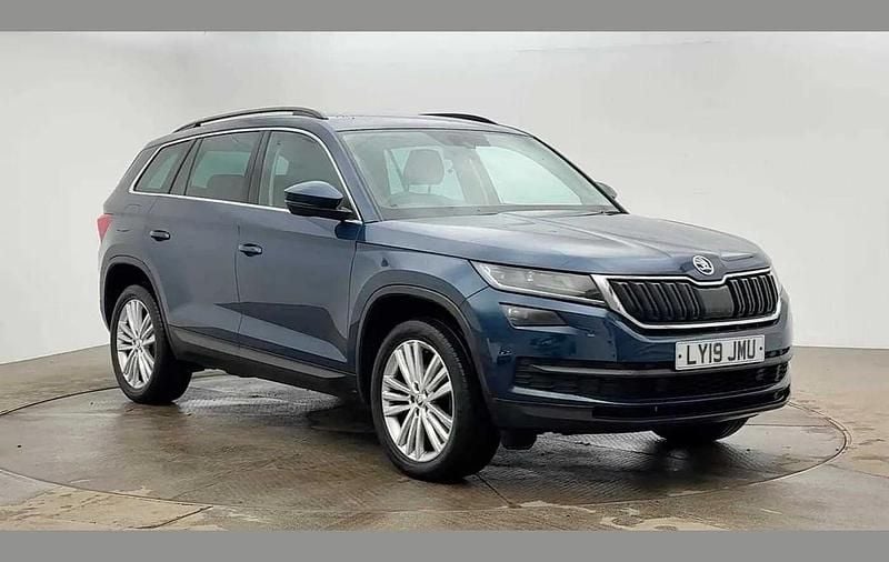 Used Skoda Kodiaq SE L 150 HP (110 kW) 2019 Lava blue metallic SUV