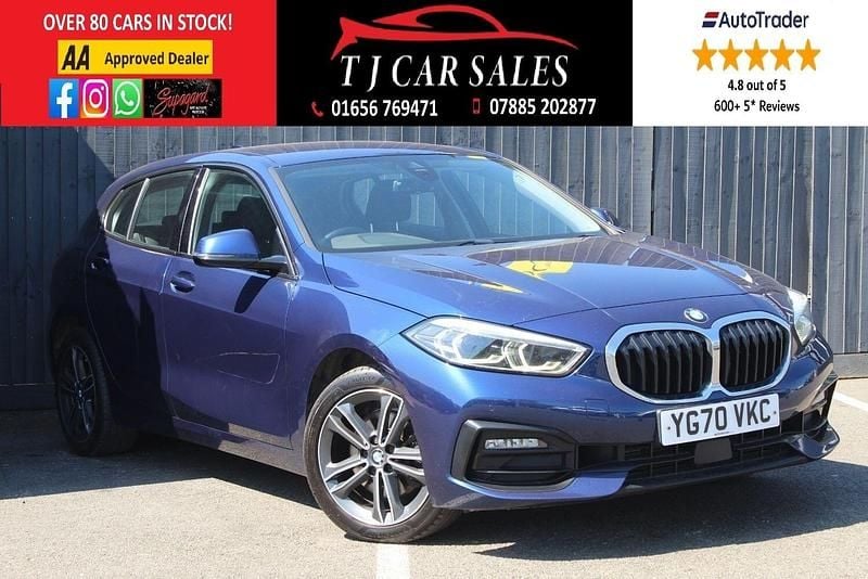 Used BMW 118 Sport Line 2020 Blue Hatchback
