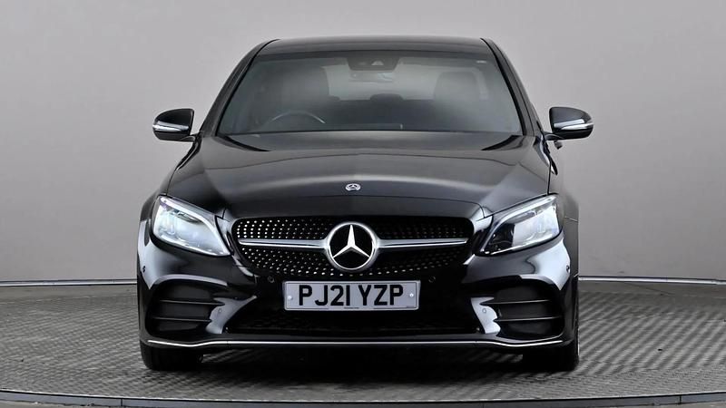Used Mercedes C220 AMG line 194 HP (142 kW) 2021 Black Sedan
