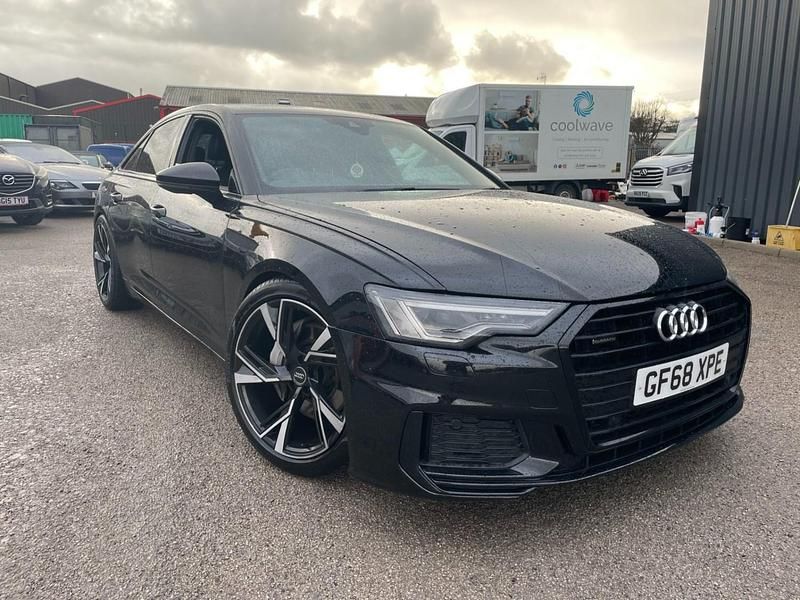 Used Audi A6 S-Line 286 HP (210 kW) 2018 Black Sedan