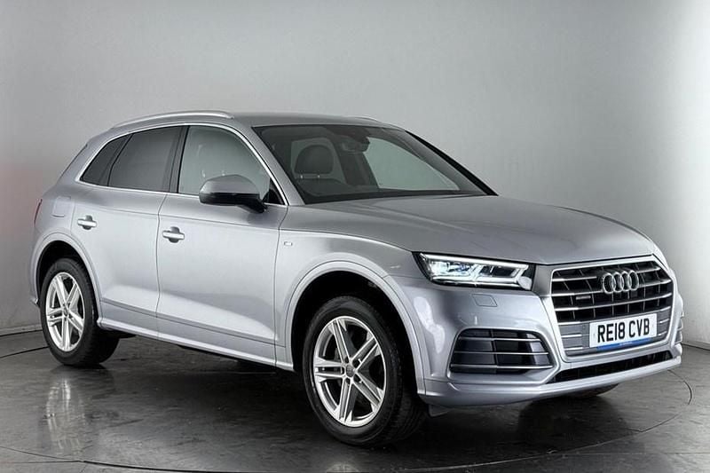 Silver Used 2018 Audi Q5 S-Line SUV | £20,450 (Super price) - Image 1/1