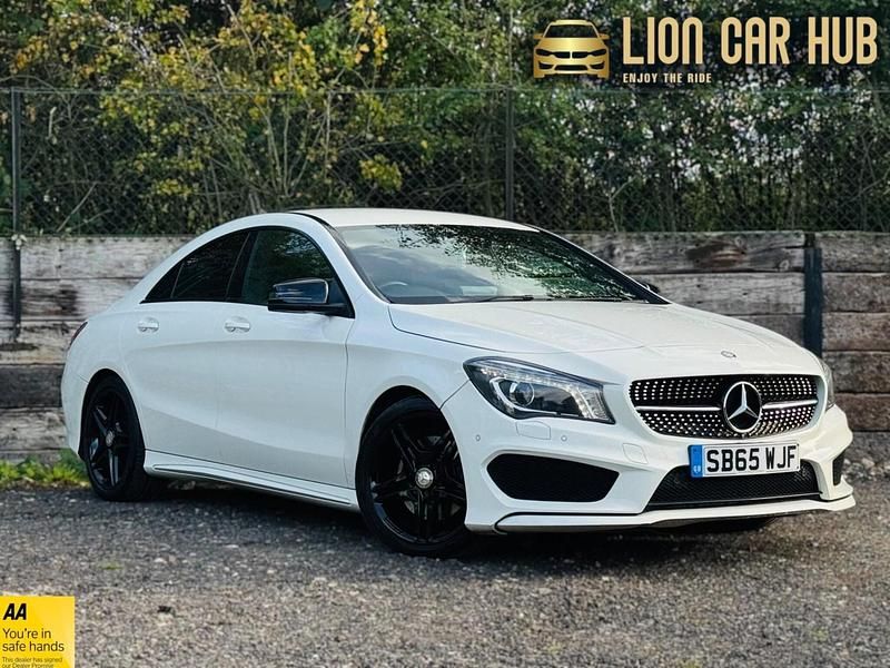 White Used 2015 Mercedes CLA220 AMG Sedan | £12,749 (A bit pricey) - Image 1/4