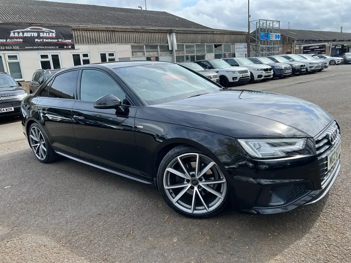 Used Audi A4 Black Edition 190 HP (139 kW) 2019 Black Sedan
