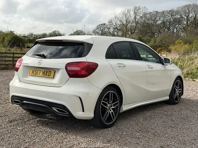 Used Mercedes A200 AMG Line Premium Plus 2017 White Hatchback