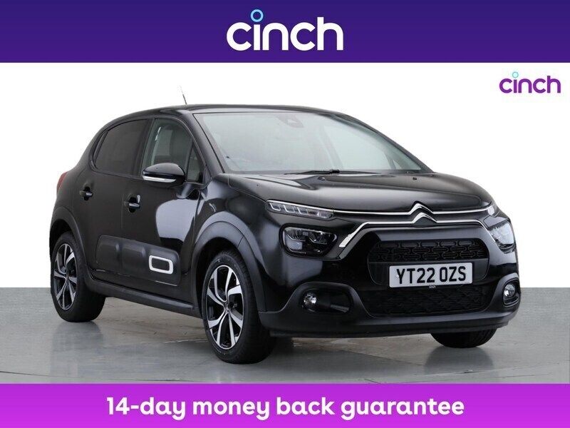 Black Used 2022 Citroën C3 PureTech Hatchback | £12,449 (Fair price) - Image 1/3