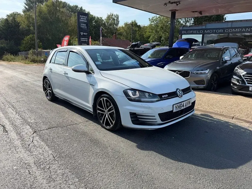 Used VW Golf VII GTD 2014 White Hatchback
