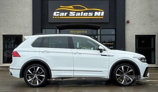 Used VW Tiguan R-line 150 HP (110 kW) 2022 White SUV