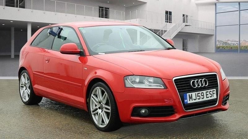 Used Audi A3 S-Line 2009 Red Hatchback