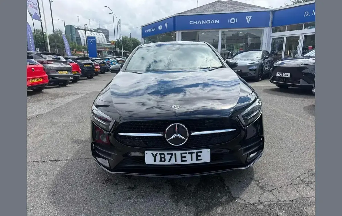 Used Mercedes A250 AMG Line Premium Plus 214 HP (157 kW) 2021 Black Sedan