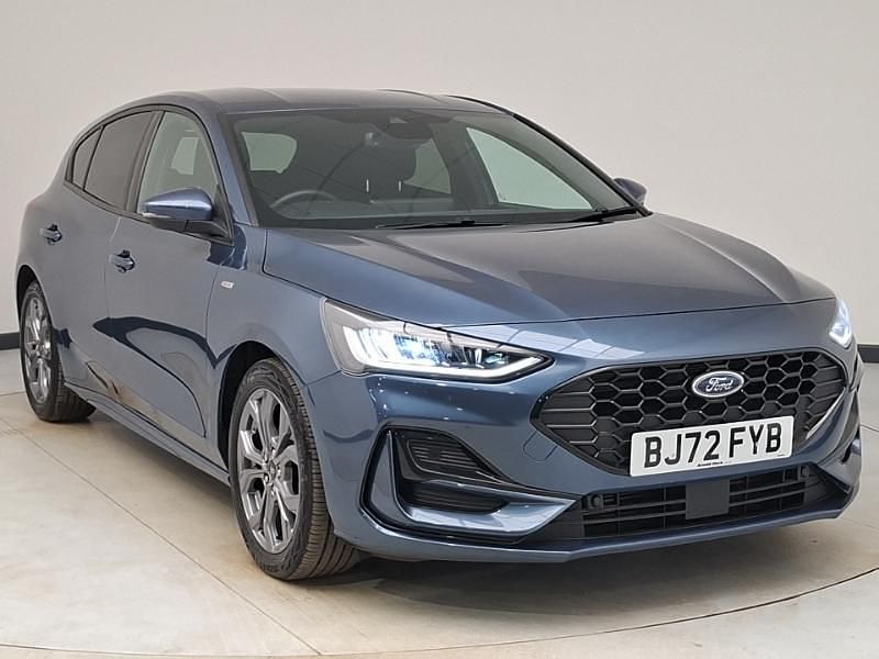 Used Ford Focus ST-Line 125 HP (91 kW) 2022 Blue Hatchback