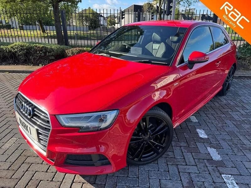 Red Used 2016 Audi A3 S-Line Hatchback | £9,750 (Fair price) - Image 1/4