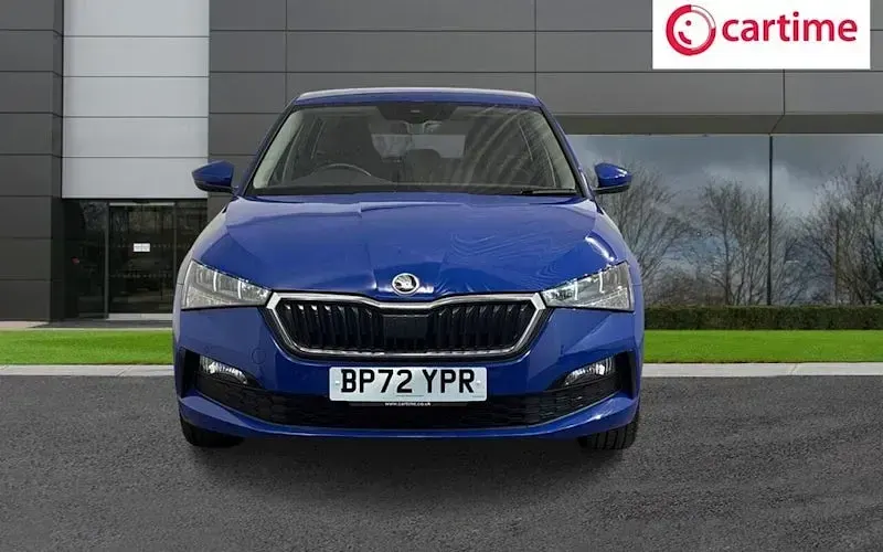 Used Skoda Scala SE Technology 110 HP (80 kW) 2023 Blue Hatchback