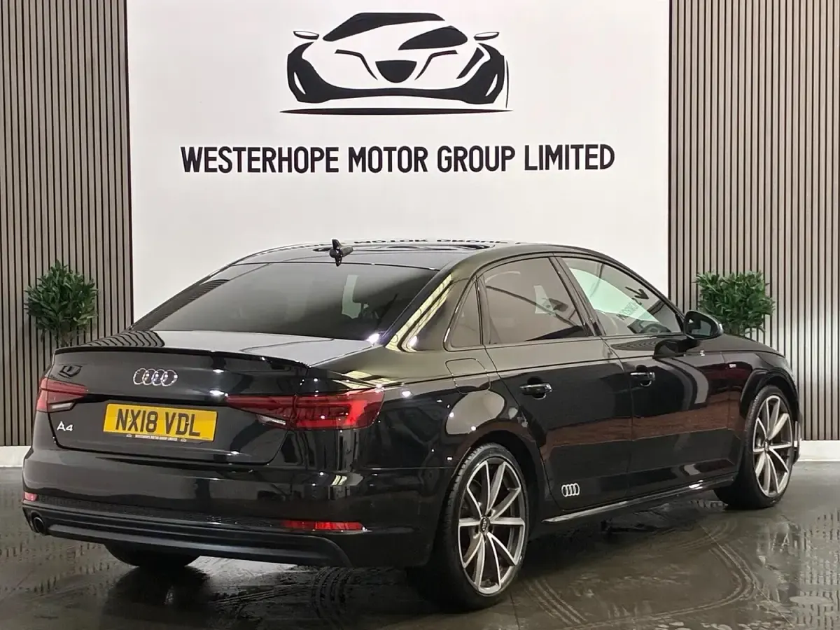 Used Audi A4 Black Edition 150 HP (110 kW) 2018 Black Sedan
