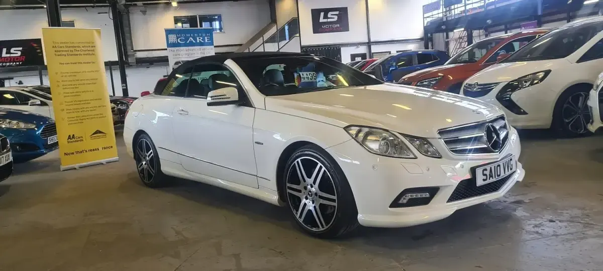 Used Mercedes E350 2010 White Cabriolet
