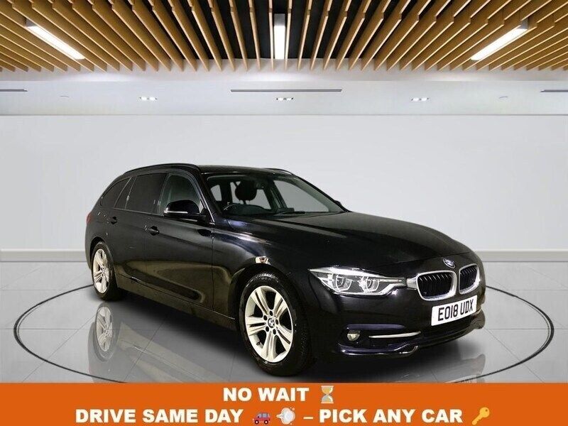 Black Used 2018 BMW 320 Sport Line Estate | £13,549 (Super price) - Image 1/3