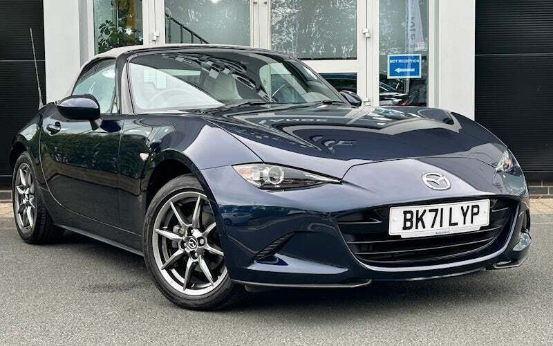 Blue Used 2021 Mazda MX5 Inclusive Cabriolet | £20,087 (A bit pricey) - Image 1/4