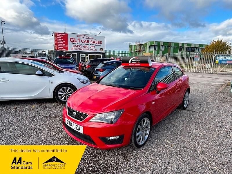 Begagnad Seat Ibiza FR 2014 Röd Halvkombi