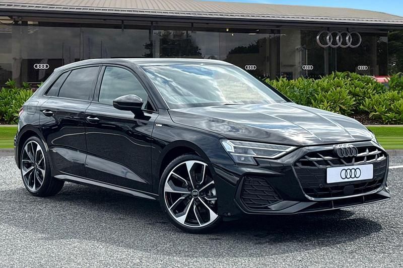 Black New 2025 Audi A3 Sportback Black Edition Hatchback | £32,310 (Super price) - Image 1/4