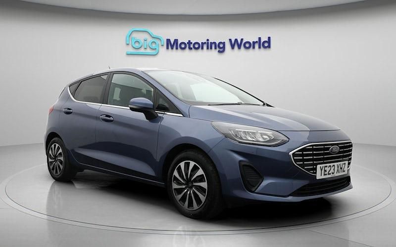 Used Ford Fiesta Titanium 101 HP (74 kW) 2022 Blue Hatchback