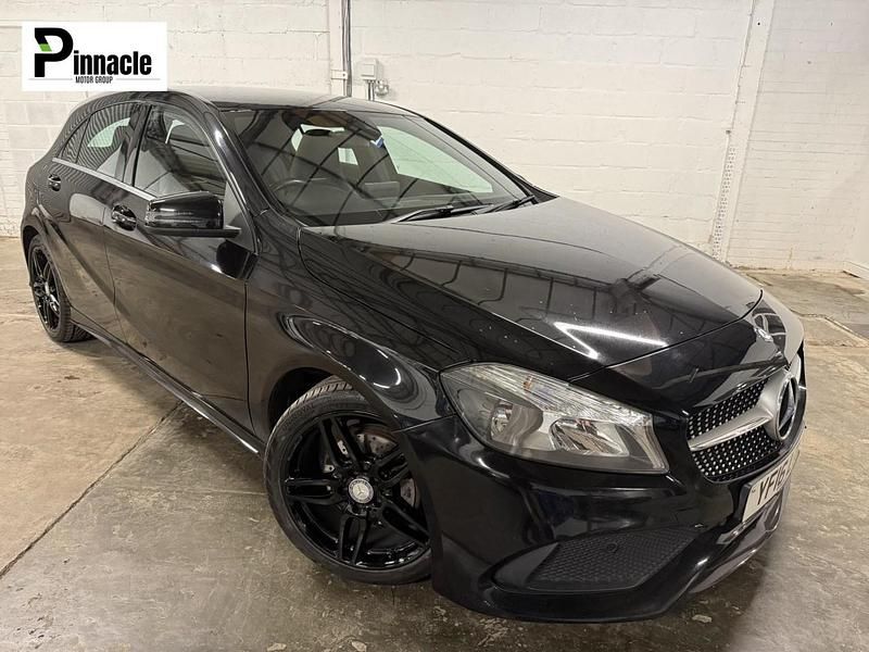 Used Mercedes A180 AMG line 109 HP (80 kW) 2016 Black Hatchback