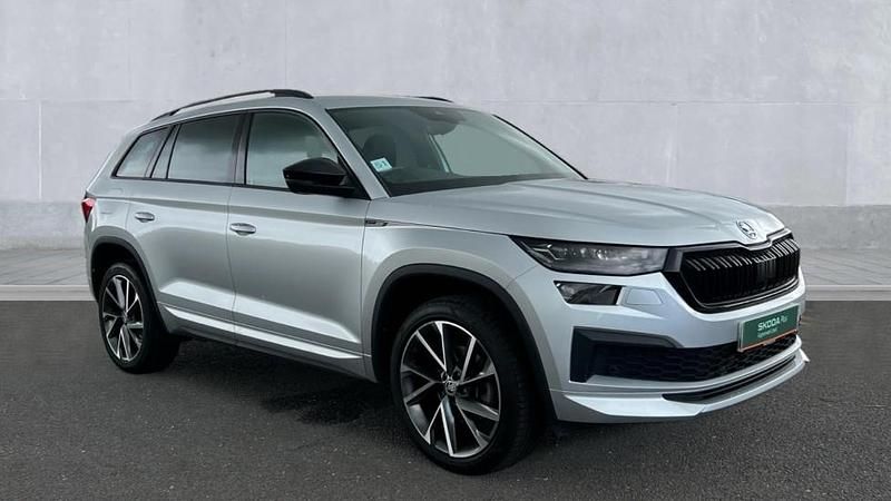 Silver Used 2023 Skoda Kodiaq SportLine SUV | £28,490 (Good price) - Image 1/4