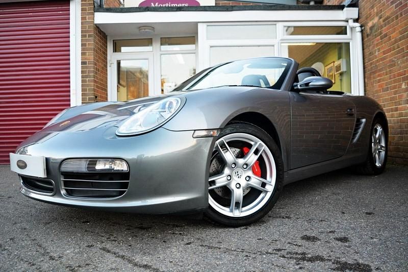 Usado Porsche Boxster 280 HP (205 kW) 2005 Cinzento Cabrios