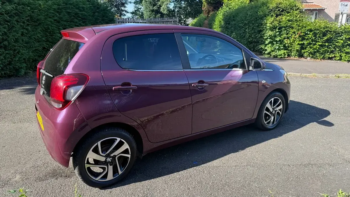 Used Peugeot 108 Allure 82 HP (60 kW) 2015 Purple Hatchback