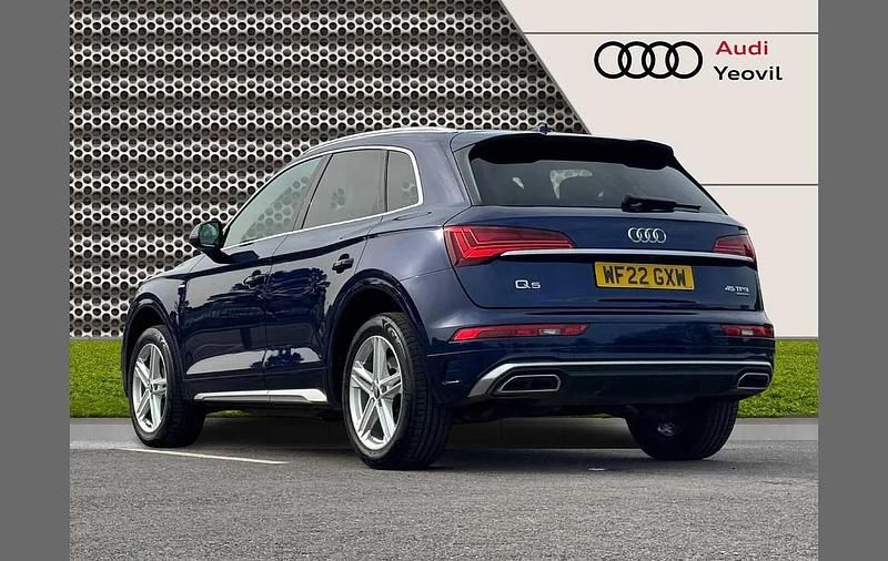Used Audi Q5 S-Line 261 HP (191 kW) 2022 Blue SUV
