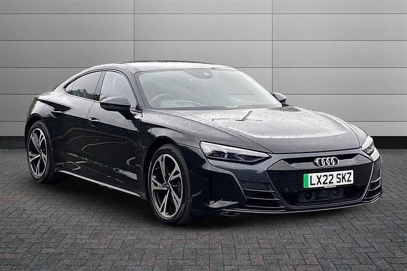 Black Used 2022 Audi e-tron GT quattro Comfort Sedan | £51,150 (Expensive) - Image 1/4