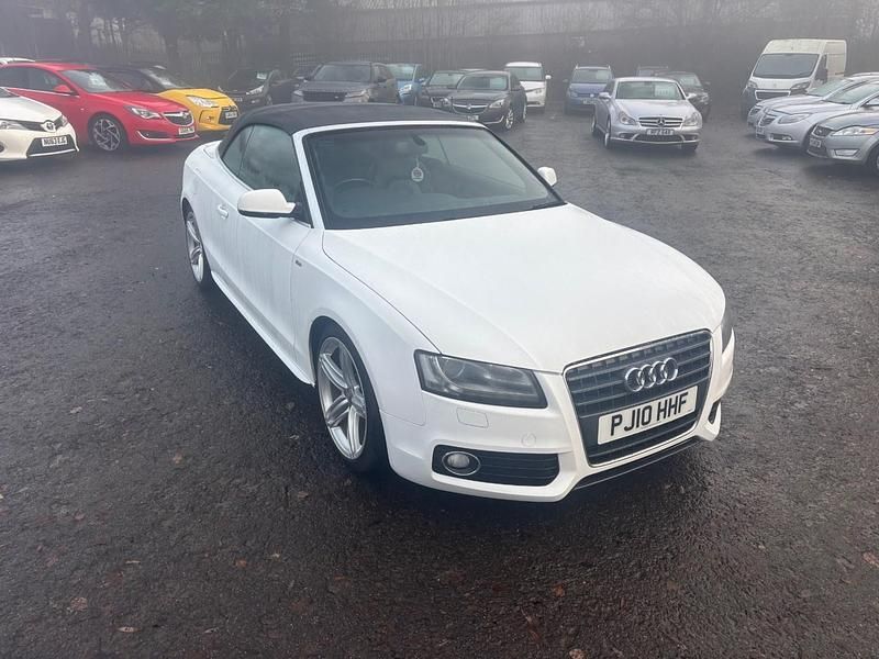 Used Audi A5 Cabriolet S-Line 2010 White Cabriolet