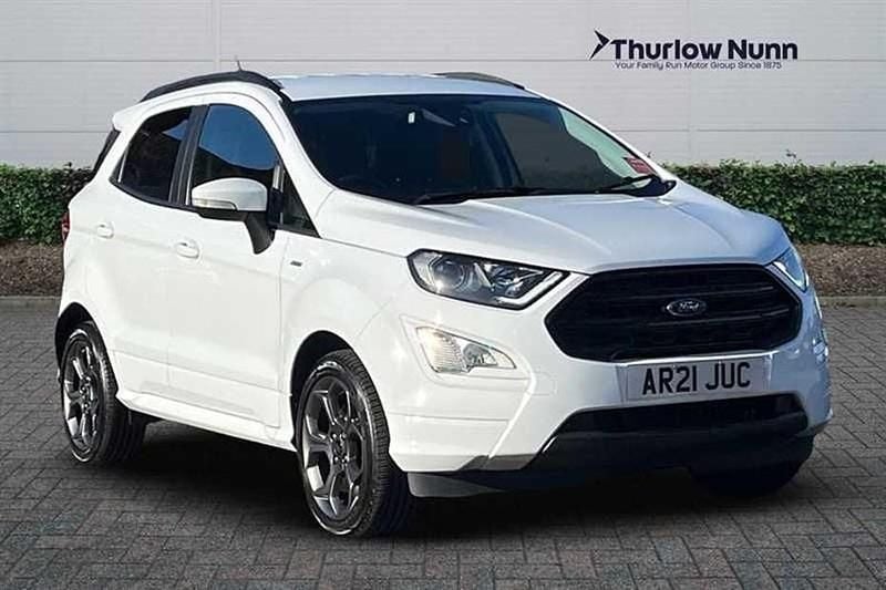 White Used 2021 Ford Ecosport ST-Line SUV | £12,499 (Fair price) - Image 1/1