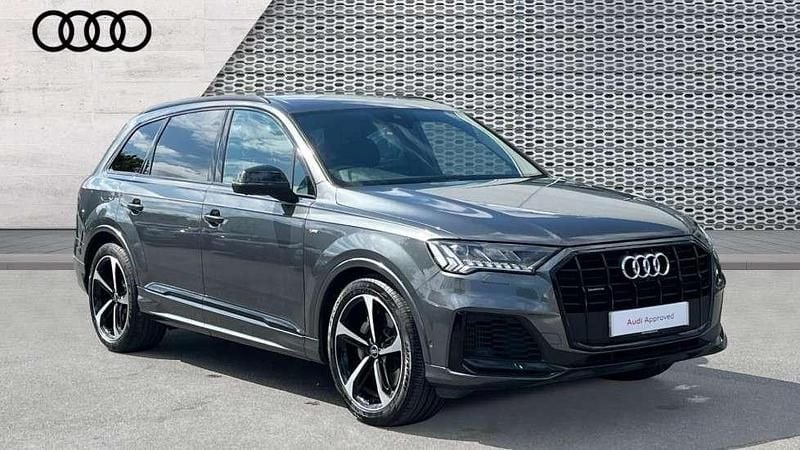 Grey Used 2021 Audi Q7 Black Edition SUV | £36,995 (Fair price) - Image 1/4
