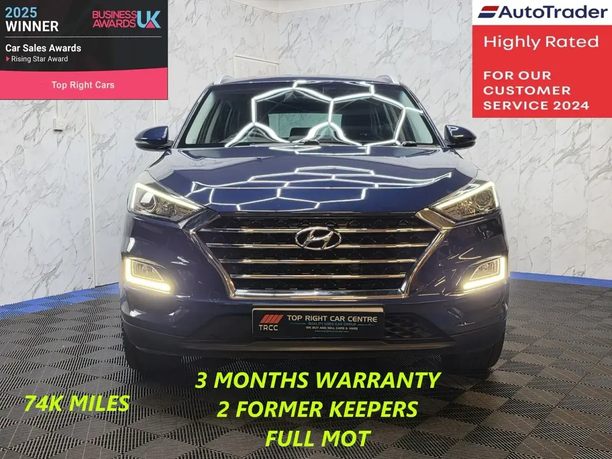 Used Hyundai Tucson Premium 132 HP (97 kW) 2019 Blue SUV