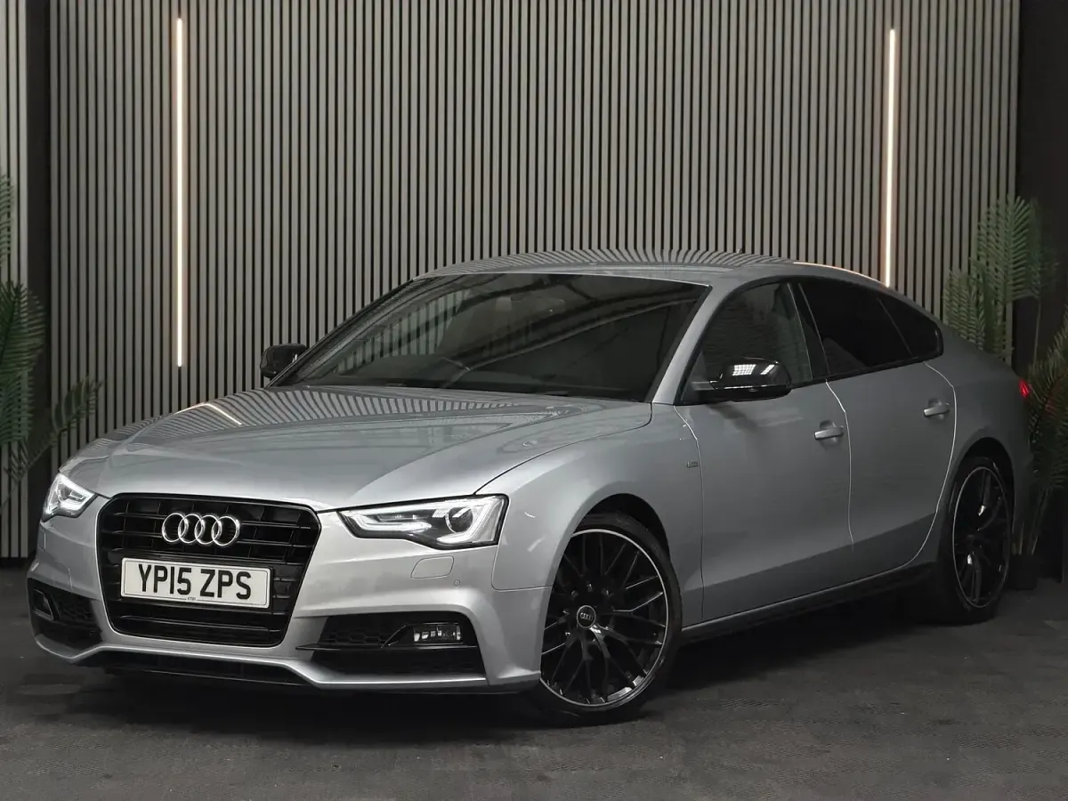 Used Audi A5 Sportback Black Edition 2015 Silver Hatchback