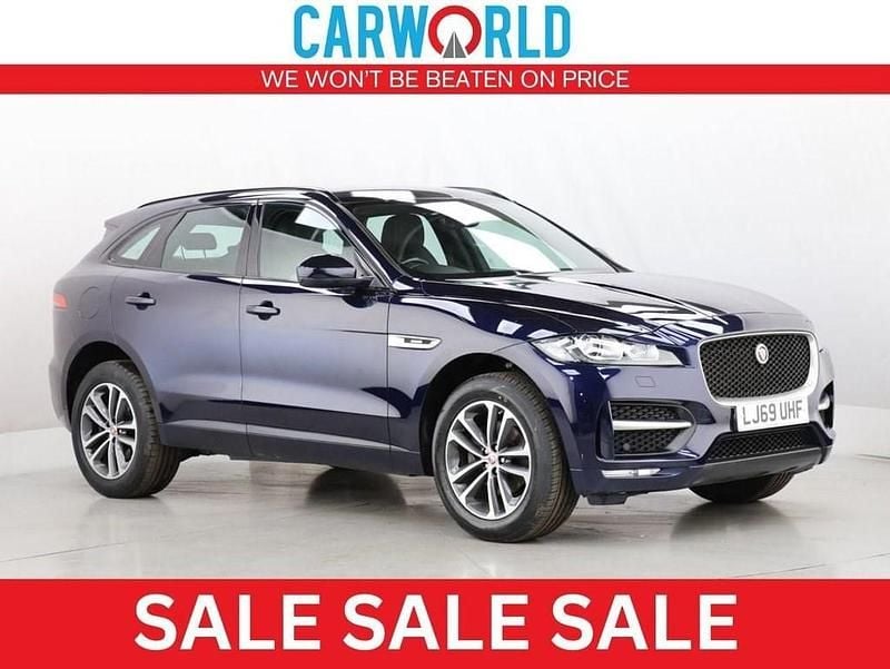 Blue Used 2019 Jaguar F-Pace R-Sport SUV | £20,980 (Fair price) - Image 1/3