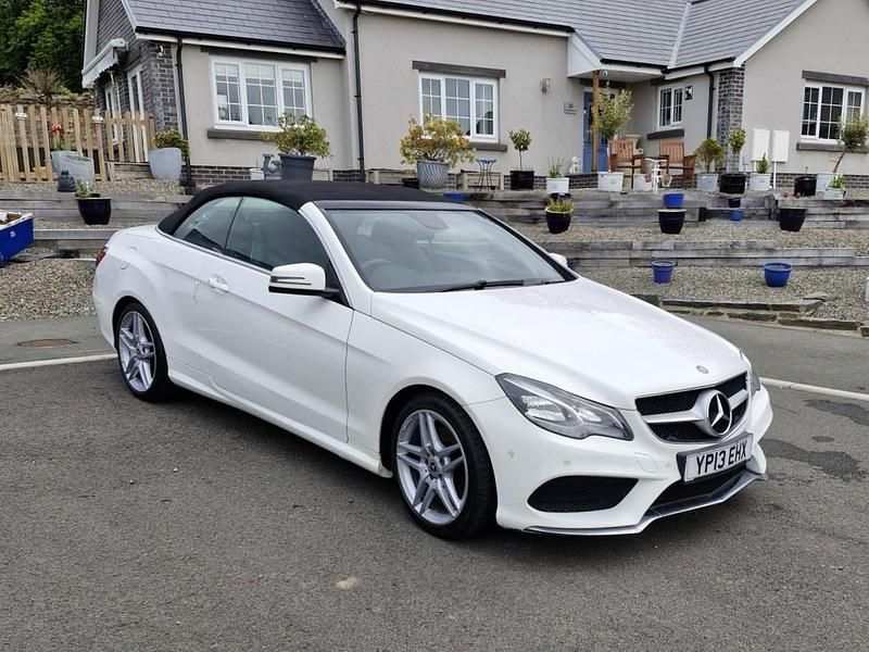 Begagnad Mercedes E220 AMG 170 HK (125 kW) 2013 Vit Cab