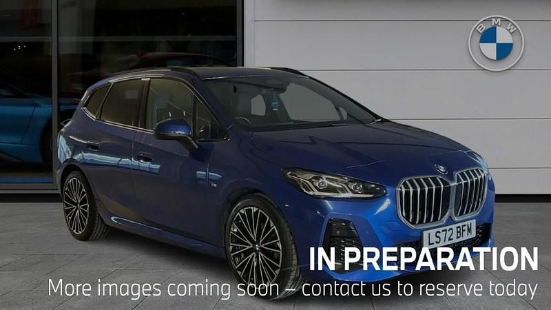 Blue Used 2022 BMW 218 Active Tourer M Sport MPV | £22,400 (Fair price) - Image 1/4