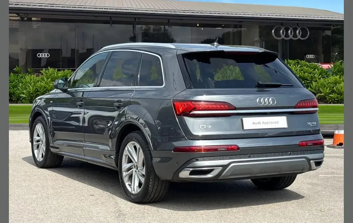Begagnad Audi Q7 S-Line 286 HK (210 kW) 2021 Grå SUV