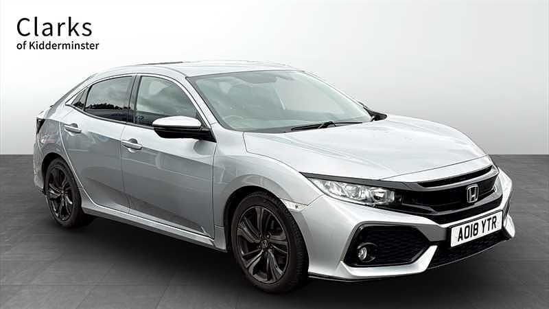 Silver Used 2018 Honda Civic SR Hatchback | £11,495 (Fair price) - Image 1/4