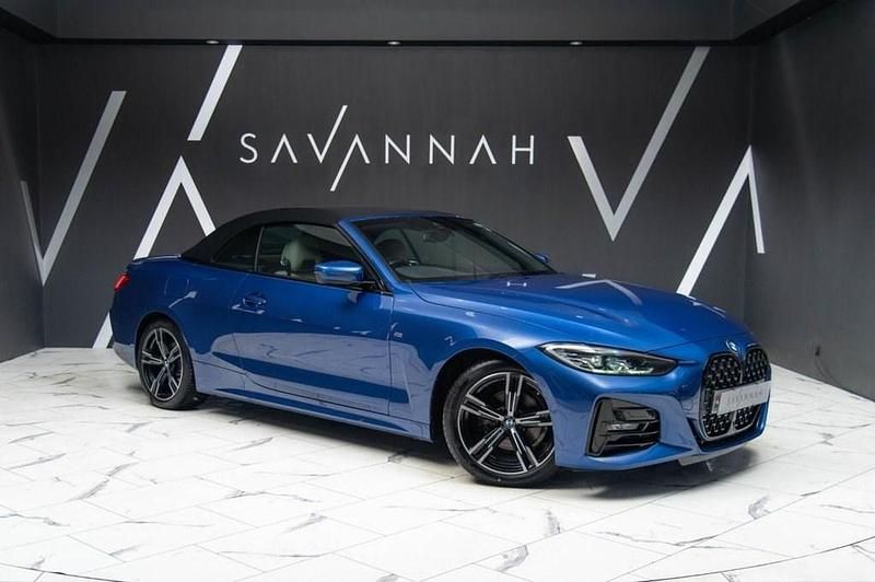 Blue Used 2022 BMW 420 M Sport Cabriolet | £29,900 (Fair price) - Image 1/4