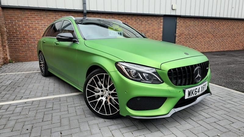White Used 2014 Mercedes C250 AMG Line Premium Plus Estate | £10,495 - Image 1/4