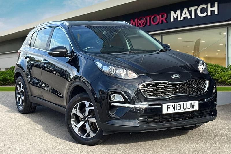 Black Used 2019 Kia Sportage 2 SUV | £9,990 (Fair price) - Image 1/4