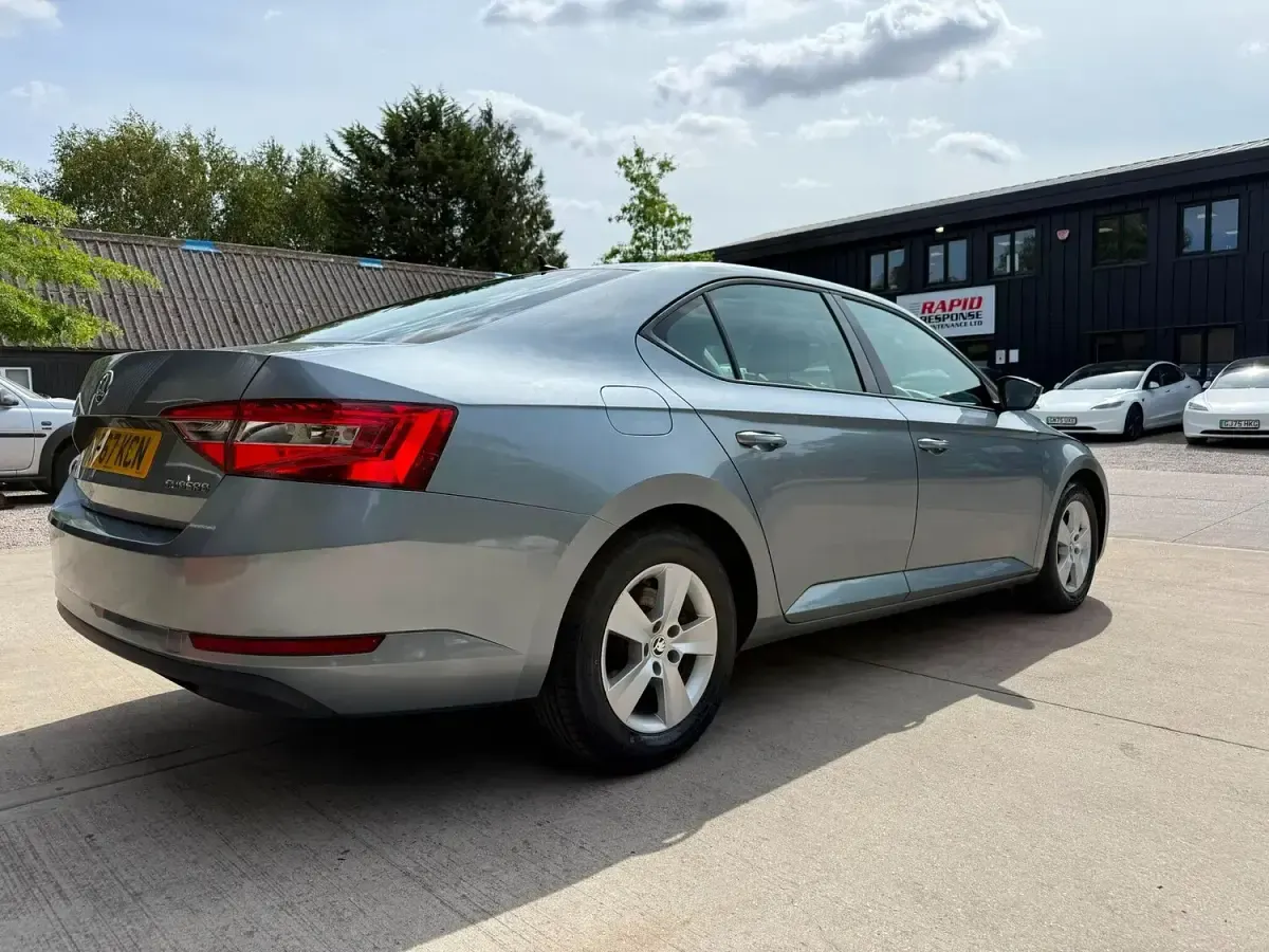 Used Skoda Superb 150 HP (110 kW) 2017 Grey Hatchback