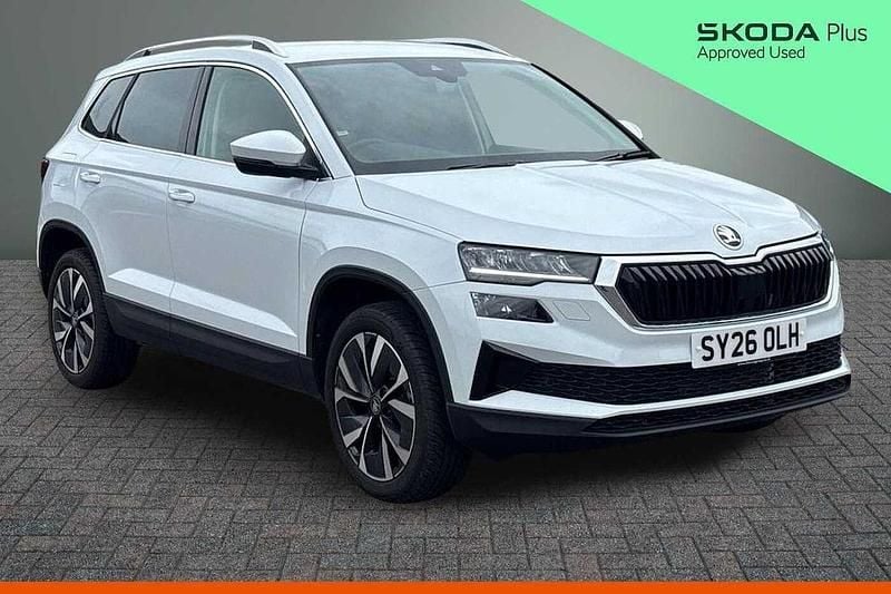 New Skoda Karoq SE L 150 HP (110 kW) 2026 Moon white metallic SUV