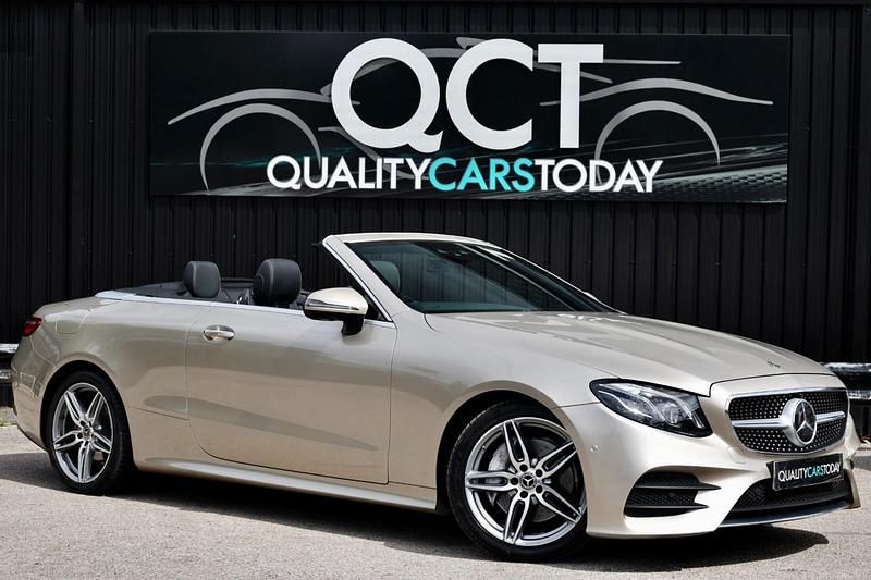 Silver Used 2017 Mercedes E220 AMG Line Premium Plus Cabriolet | £21,995 (Expensive) - Image 1/4