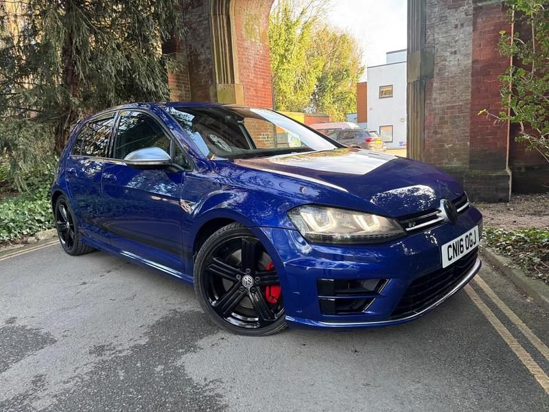 Used VW Golf VII R 2016 Blue Hatchback