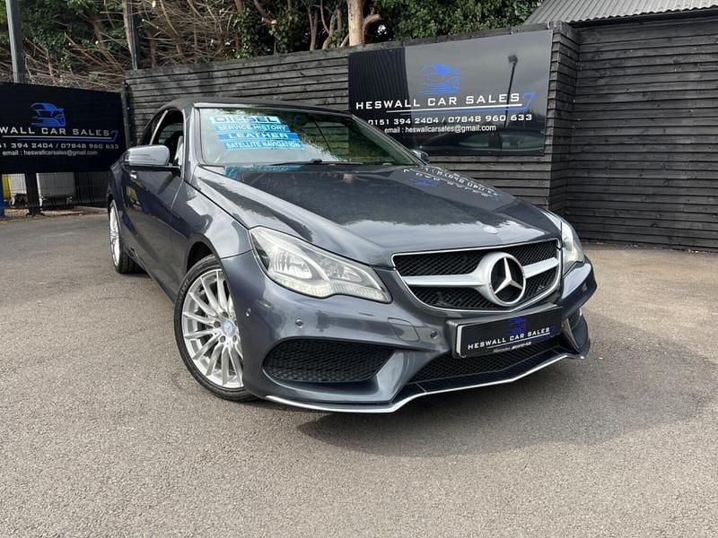 Grey Used 2013 Mercedes E220 AMG Cabriolet | £8,995 (Fair price) - Image 1/4